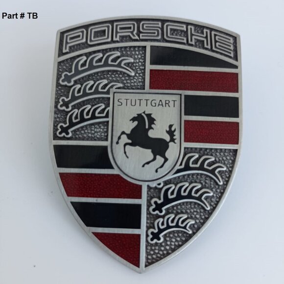 Porsche Hood Emblem Insignia Badge For 987 986 993 997 991 981 781 996 TB - Picture 2 of 9